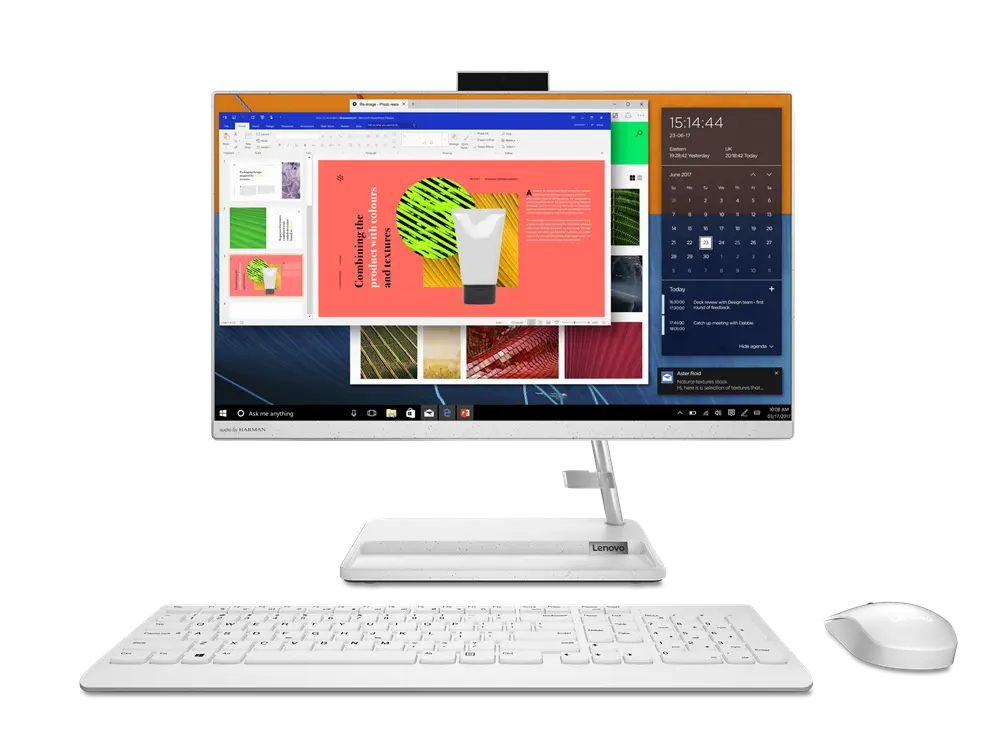 Computer All-in-One Lenovo IdeaCentre 3 22ITL6, 21,5", Intel Core i3-1115G4, 8GB/256GB, Fără SO, Alb