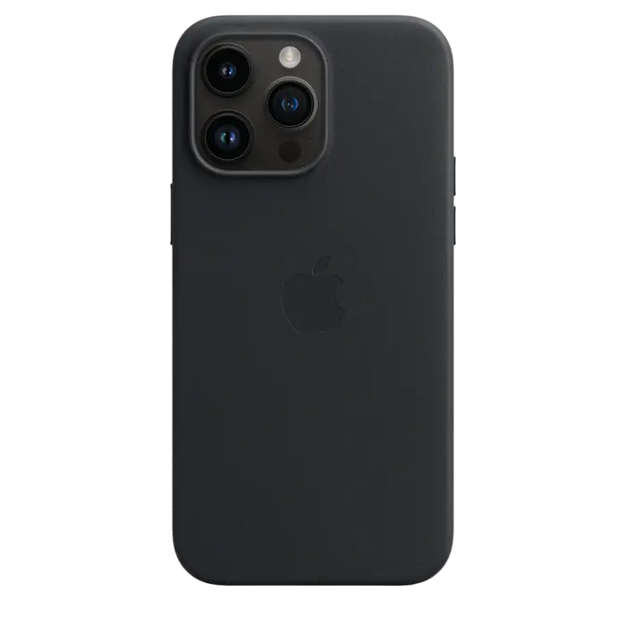 Original iPhone 14 Pro Max Leather Case with MagSafe - Midnight, Model A2909