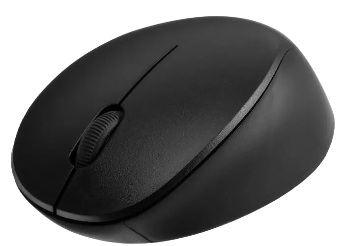 Set Tastatură + Mouse QUMO Space, Fără fir, Negru