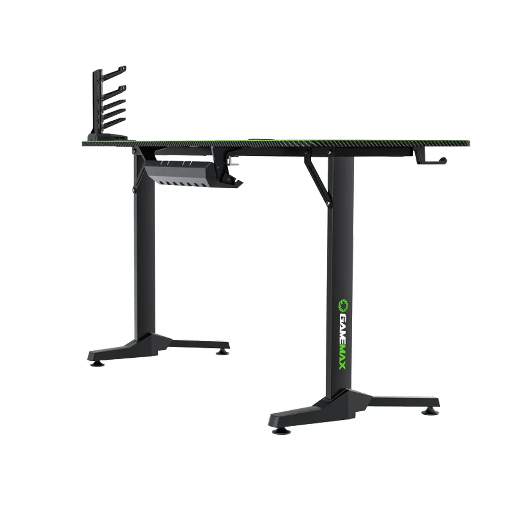 Birou Gaming Gamemax D140-Carbon, Negru