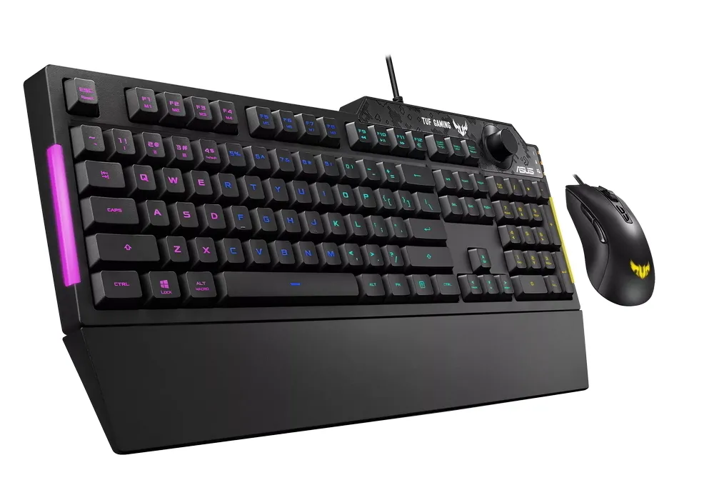 Set Tastatură + Mouse ASUS TUF K1/M3, Cu fir, Negru