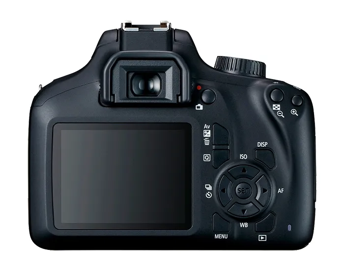 Aparat foto DSLR Canon EOS 4000D & EF-S 18-55mm III + SB130 + 16GB, Negru