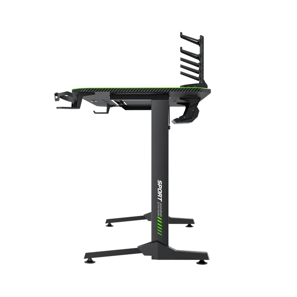 Birou Gaming Gamemax D140-Carbon, Negru