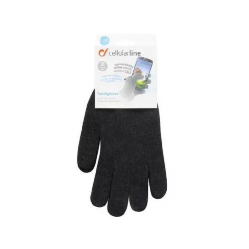 Mănuși senzoriale Cellularline TOUCHGLOVEWINTERMK, Mic, Negru