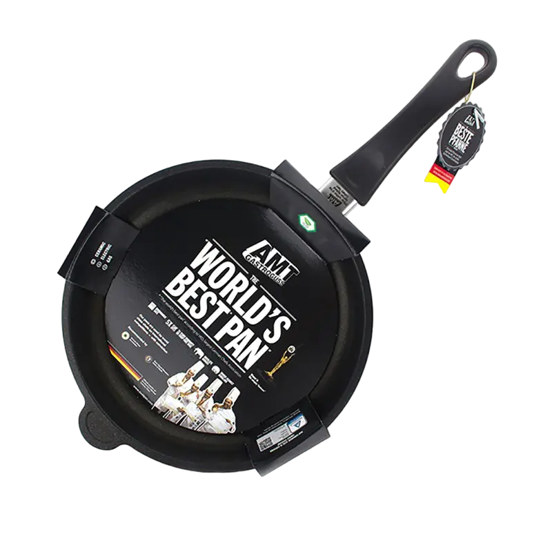 Tigaie AMT Gastroguss AMT-526-E, 1,6L, 26cm, Negru