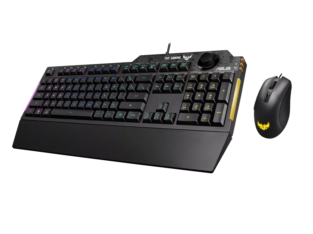 Set Tastatură + Mouse ASUS TUF K1/M3, Cu fir, Negru