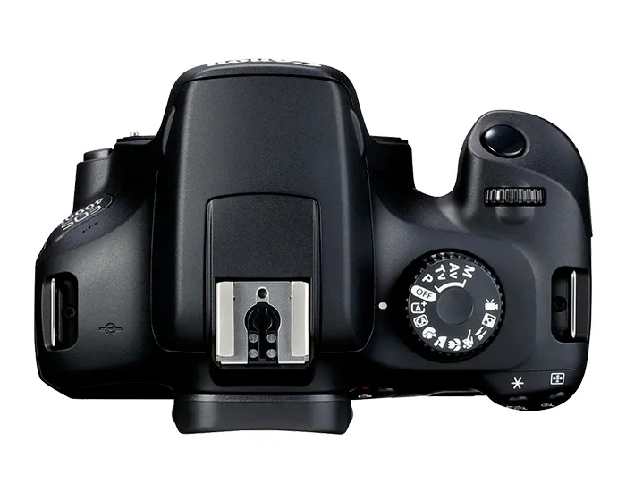 Aparat foto DSLR Canon EOS 4000D & EF-S 18-55mm III + SB130 + 16GB, Negru