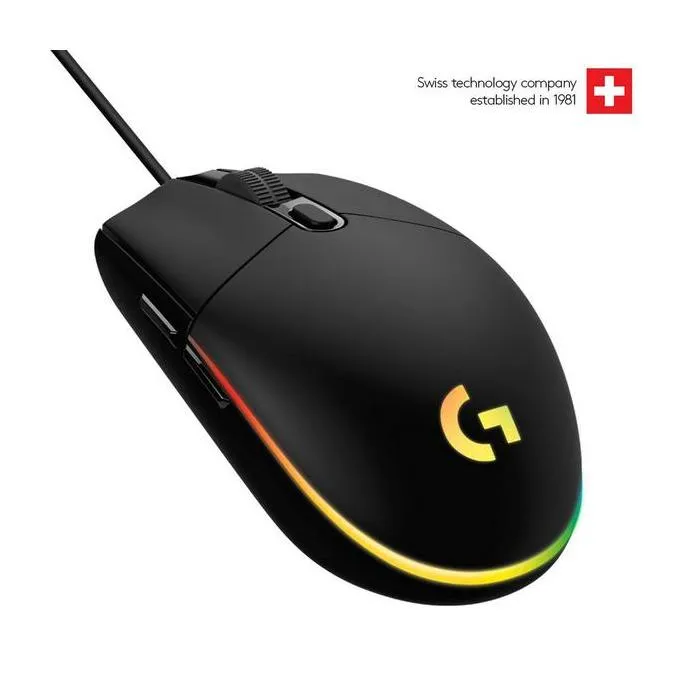 Gaming Mouse Logitech G102, Negru