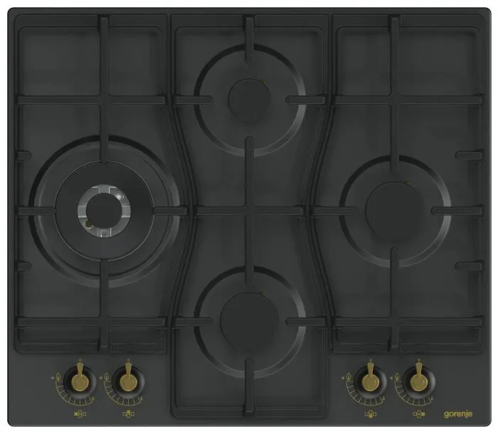 Plită pe gaz Gorenje GW 6D42 CLB, Negru