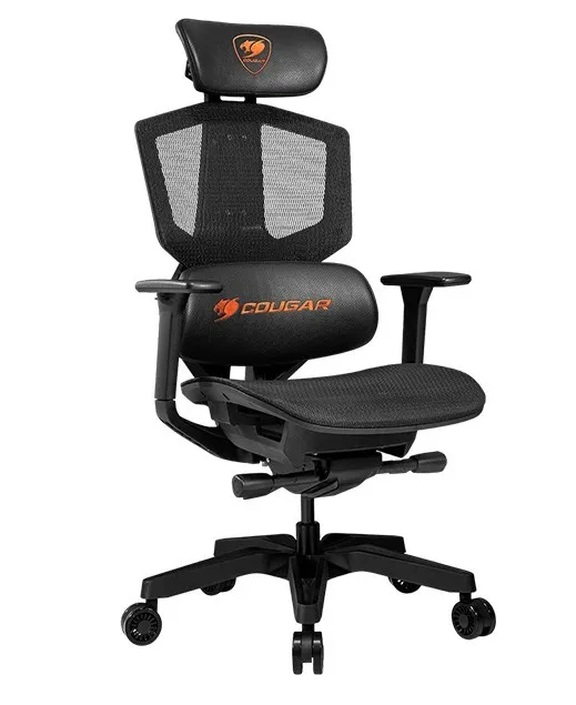 Scaun Gaming Cougar Argo One, Plasă elastomerică respirabilă, Portocaliu