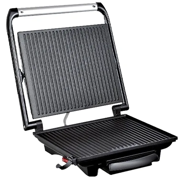Grătar electric Tefal Inicio Grill, 2000W, Argintiu