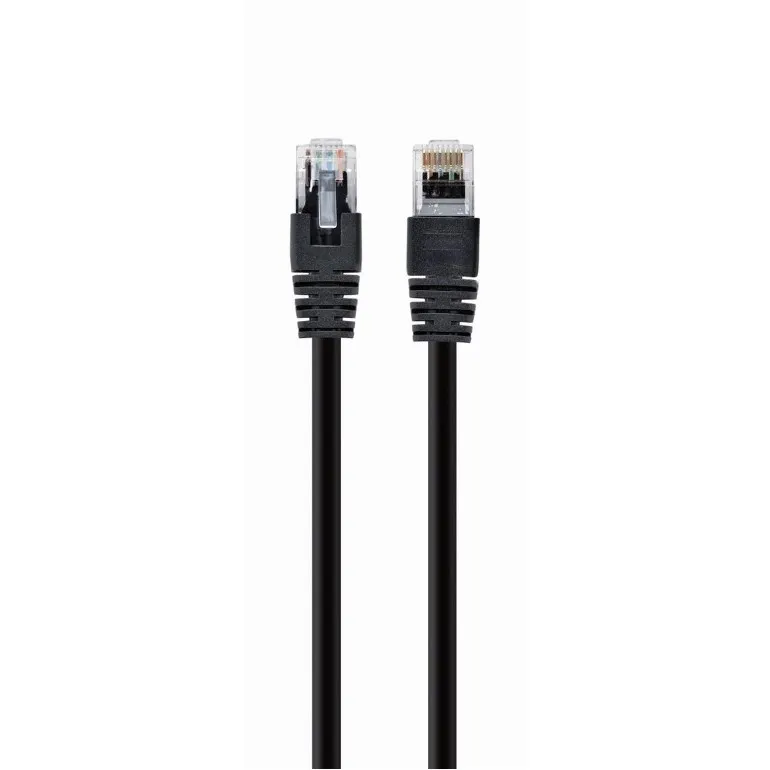Patch cord Cablexpert PP6U-0.5M/BK, Cat6 UTP, 0,5m, Negru