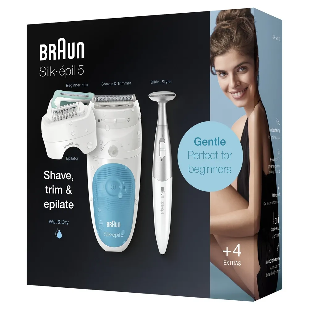 Epilator BRAUN SES5810, Alb