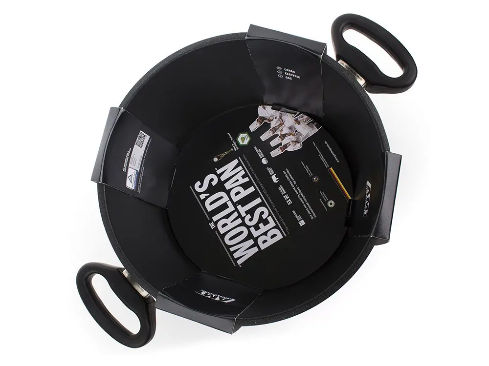 Cratiță AMT Gastroguss AMT-924SK-E-SET, 5L, 24cm, Negru