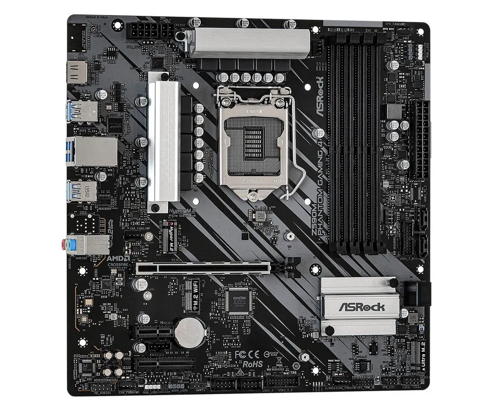 Placă de bază ASRock Z590M Phantom Gaming 4, LGA1200, Intel Z590, Micro-ATX