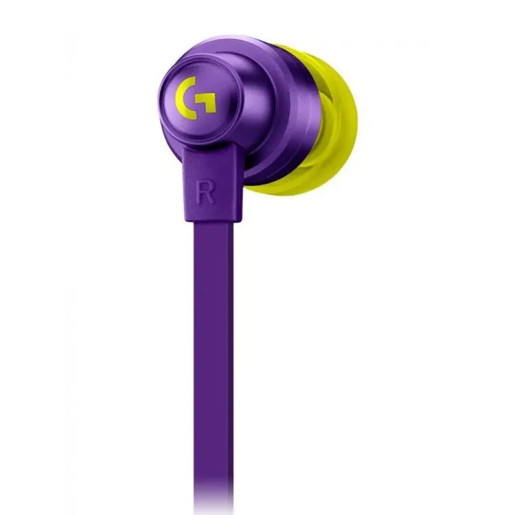 Căști gaming Logitech G333, Cu fir, Violet