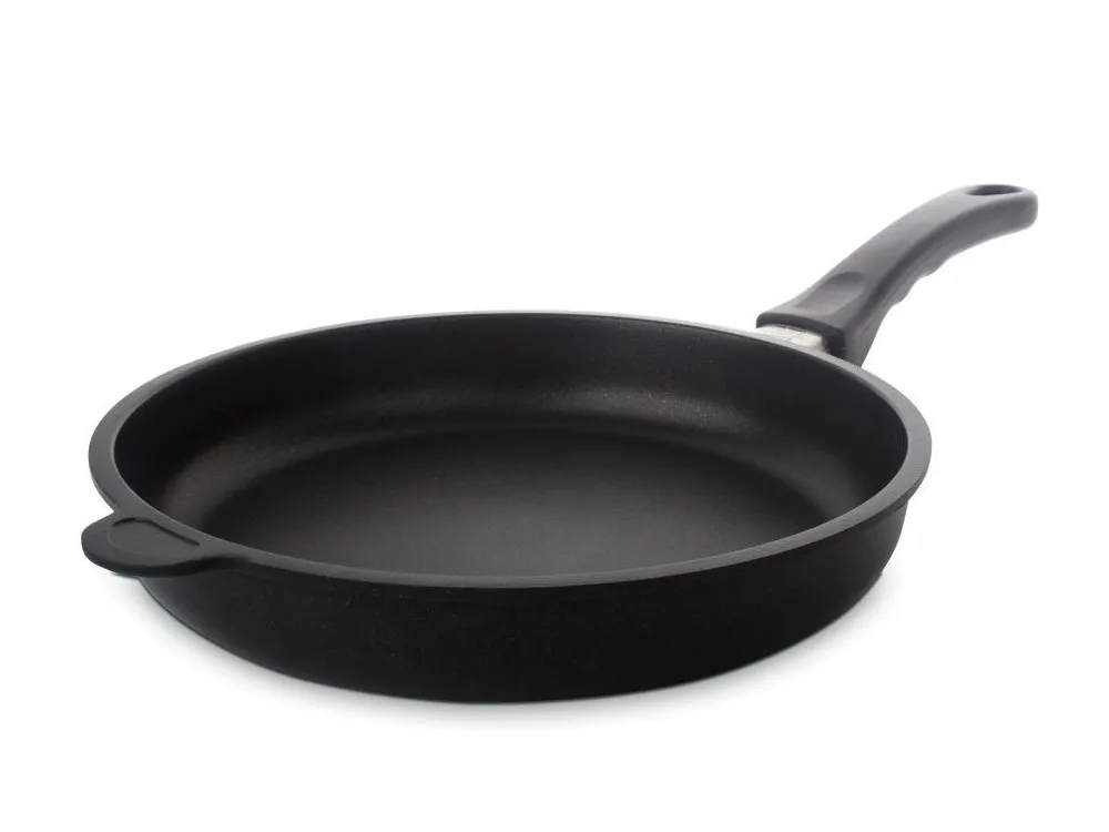 Tigaie AMT Gastroguss AMT-526-E, 1,6L, 26cm, Negru