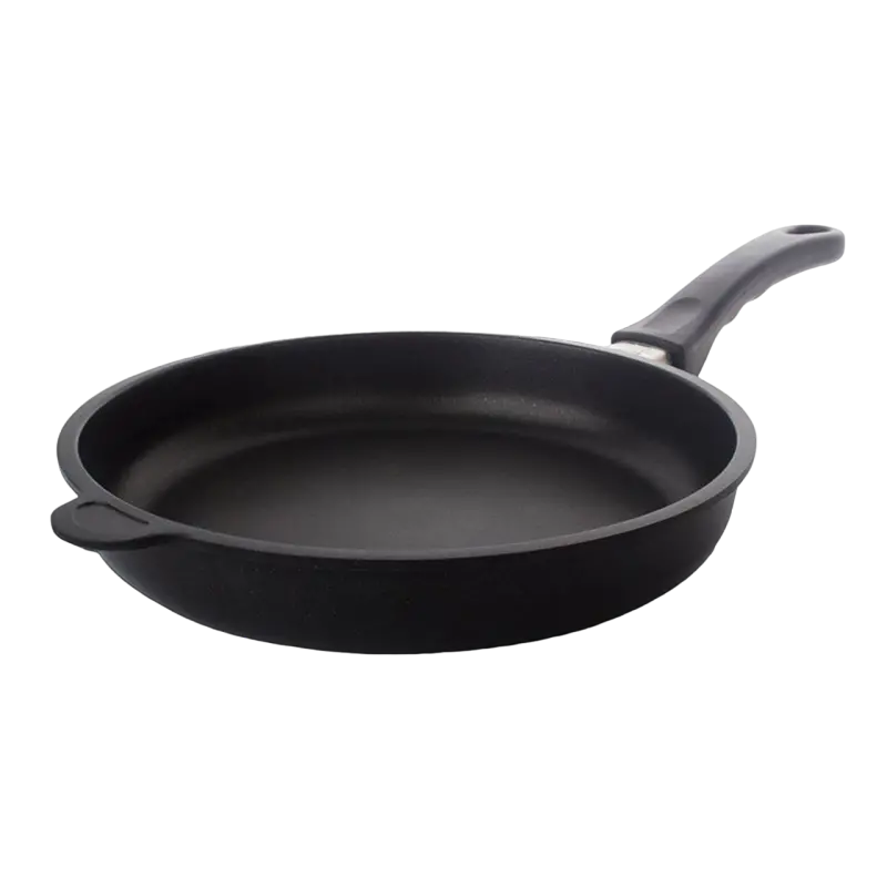 Tigaie AMT Gastroguss AMT-526-E, 1,6L, 26cm, Negru
