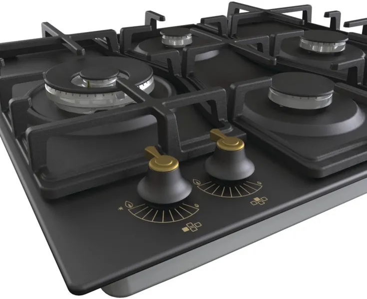 Plită pe gaz Gorenje GW 6D42 CLB, Negru