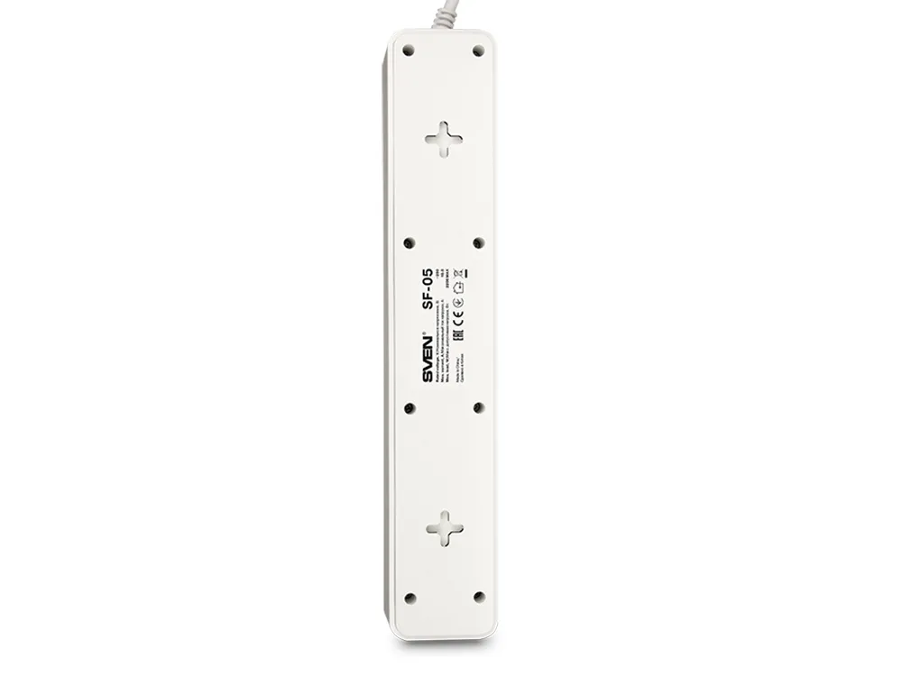 Prelungitor electric SVEN SF-05, 5 Prize, 5m, Alb