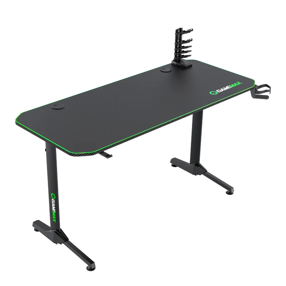 Birou Gaming Gamemax D140-Carbon, Negru