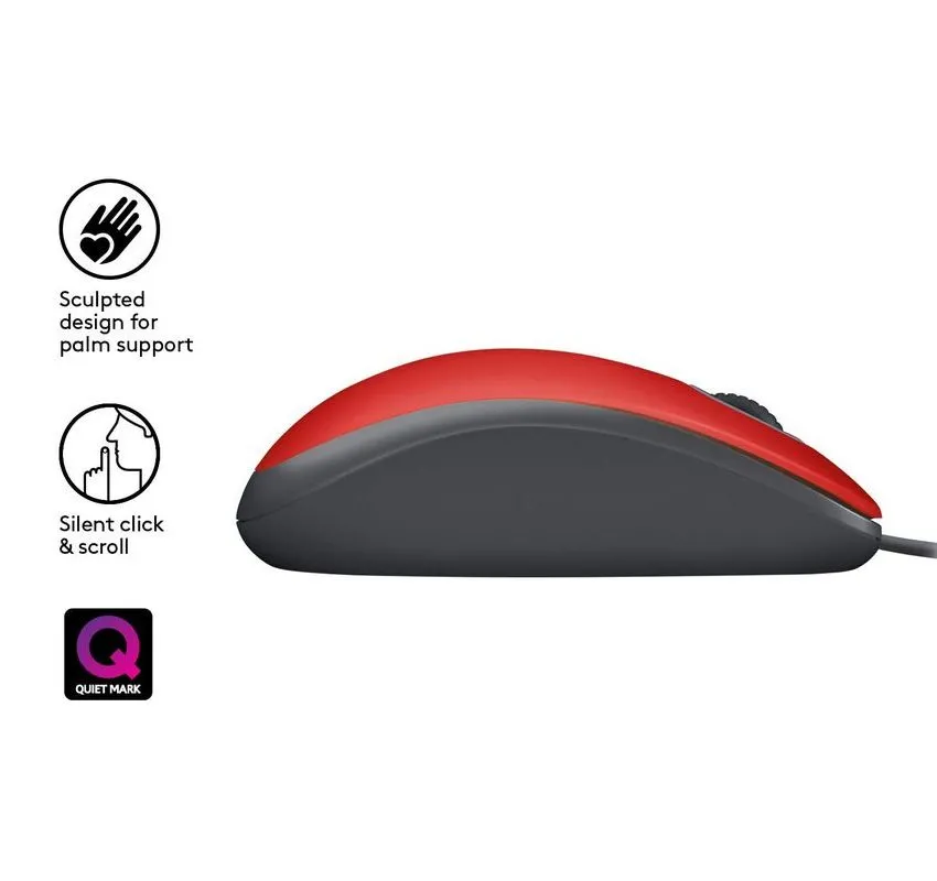 Mouse Logitech M110, Roșu