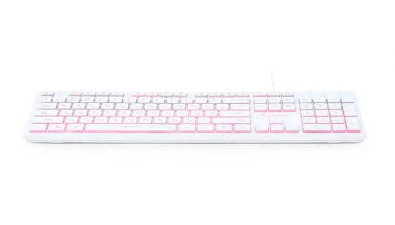 Tastatură Gembird KB-UML3-01-W-RU, Cu fir, Alb
