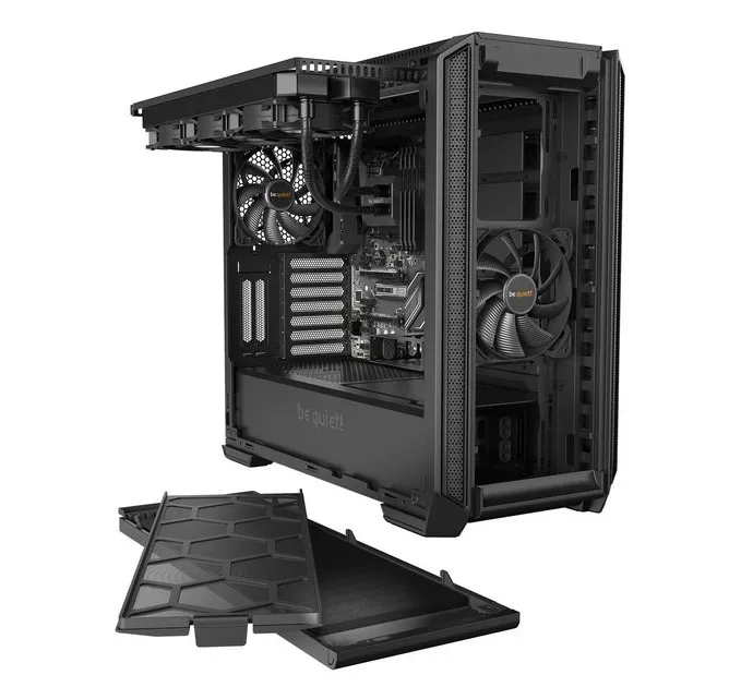 Carcasă PC be quiet! Silent Base 601 Window, Midi-Tower, ATX PS2 , Negru