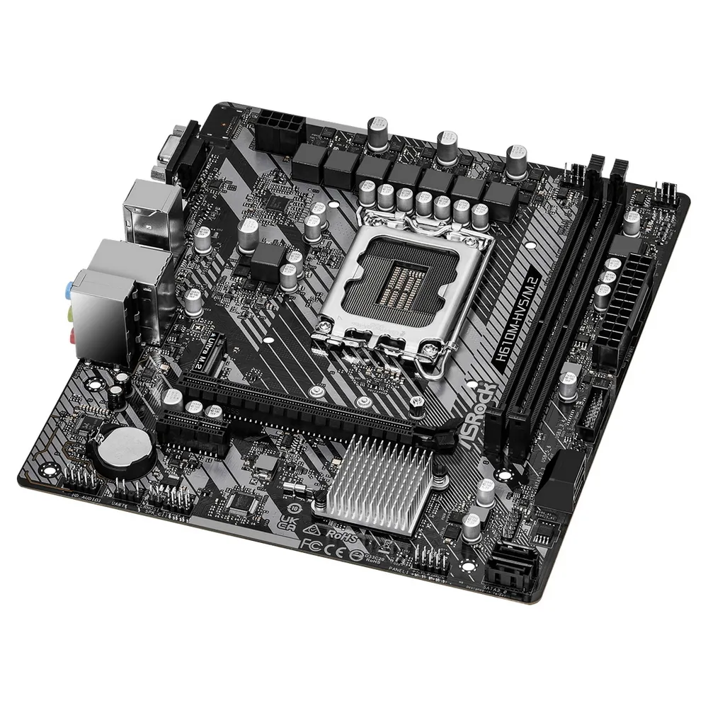 Placă de bază ASRock H610M-HVS/M.2 R2.0, LGA1700, Intel H610, Micro-ATX