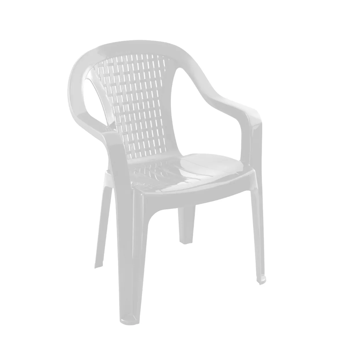 Scaun plastic Valerija Varijant (alb)