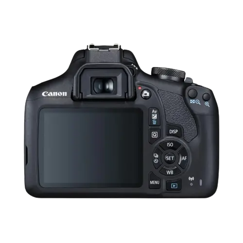 Aparat foto DSLR Canon EOS 2000D + EF-S 18-55 DC III, Negru