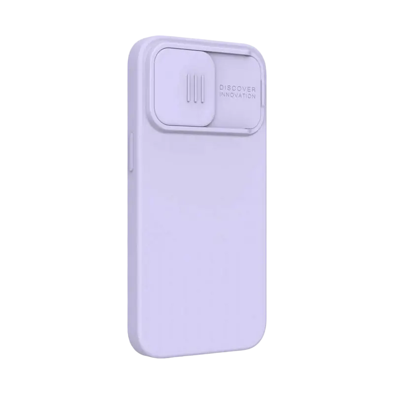Husă Nillkin iPhone 13 Pro, CamShield Silky Silicone, Misty Purple
