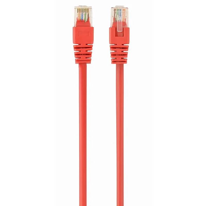 Patch cord Cablexpert PP12-1M/R, CAT5e UTP, 1m, Roșu
