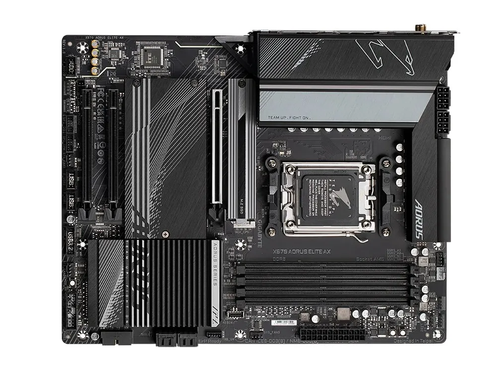 Placă de bază Gigabyte X670 AORUS ELITE AX, AM5, AMD X670, ATX