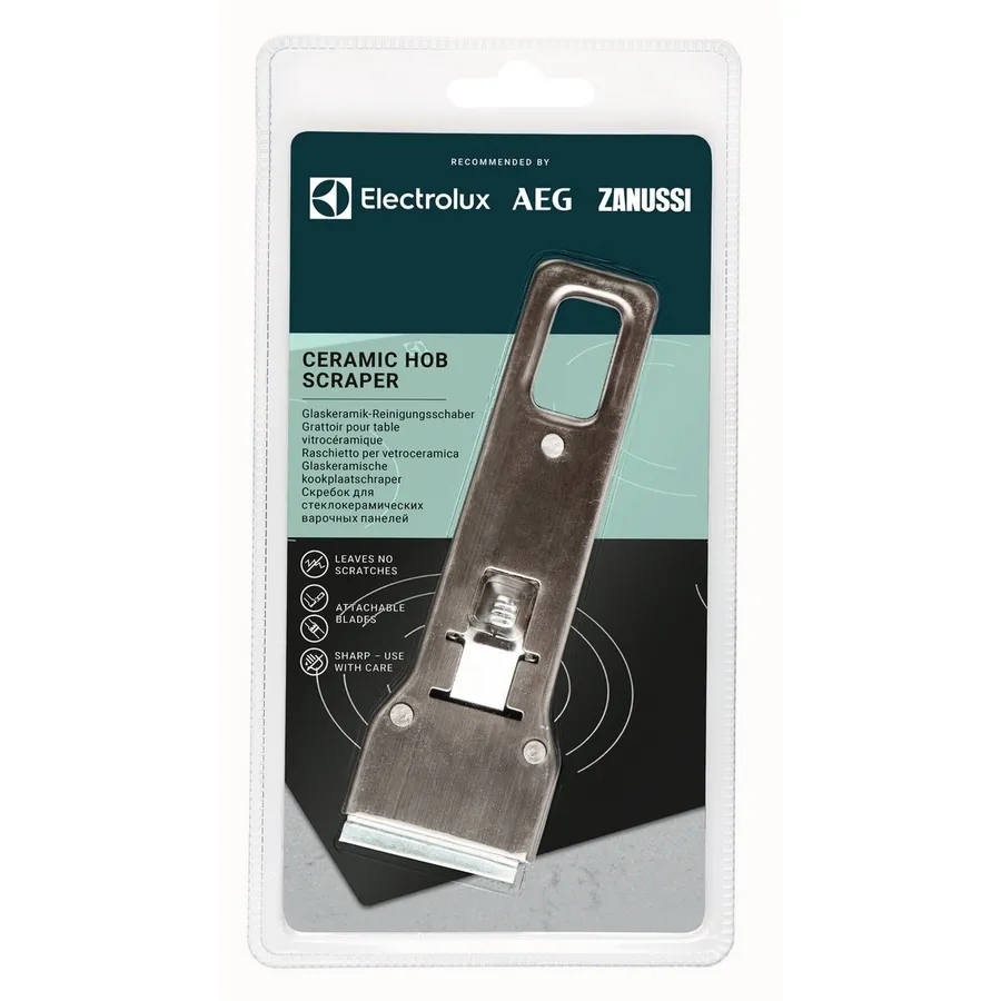 Racleta pentru plite vitroceramice Electrolux E6HUE102, Oțel inoxidabil