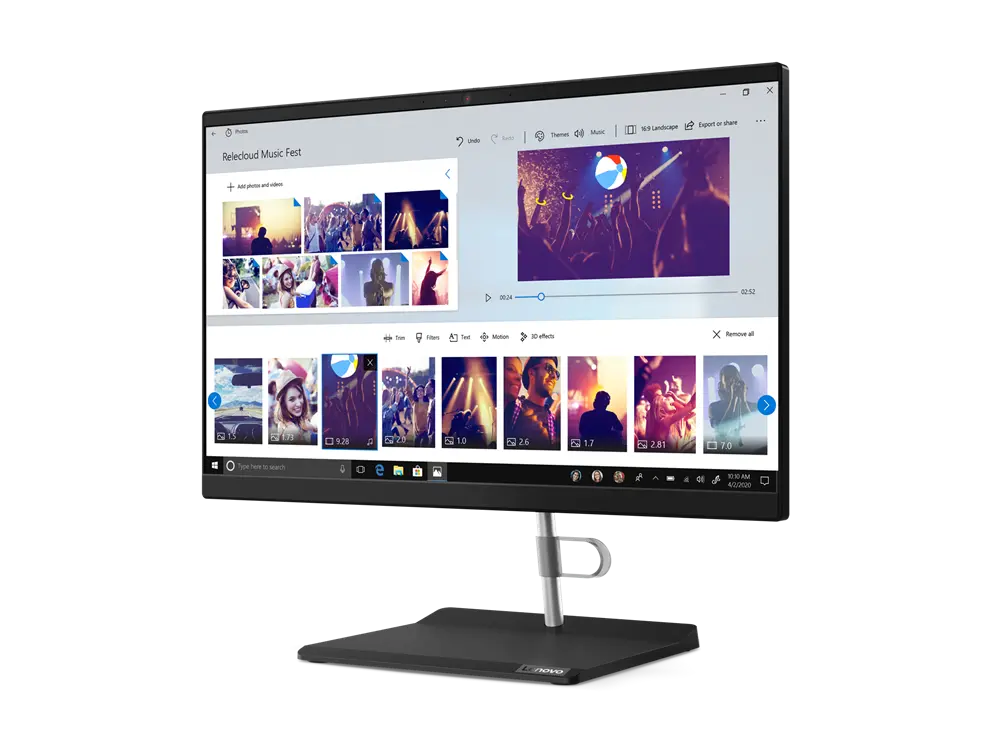Computer All-in-One Lenovo V30a 22IML, 21,5", Intel Core i3-1005G1, 8GB/256GB, Fără SO, Negru
