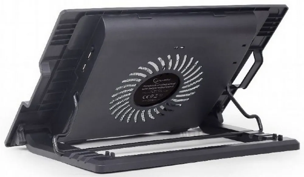 Suport de răcire pentru laptop Gembird NBS-1F17T-01, 17", Negru