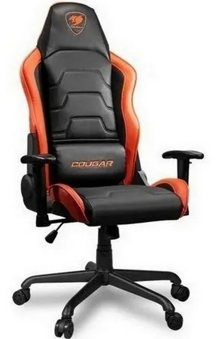 Scaun Gaming Cougar Armor Air, PVC Piele, Portocaliu