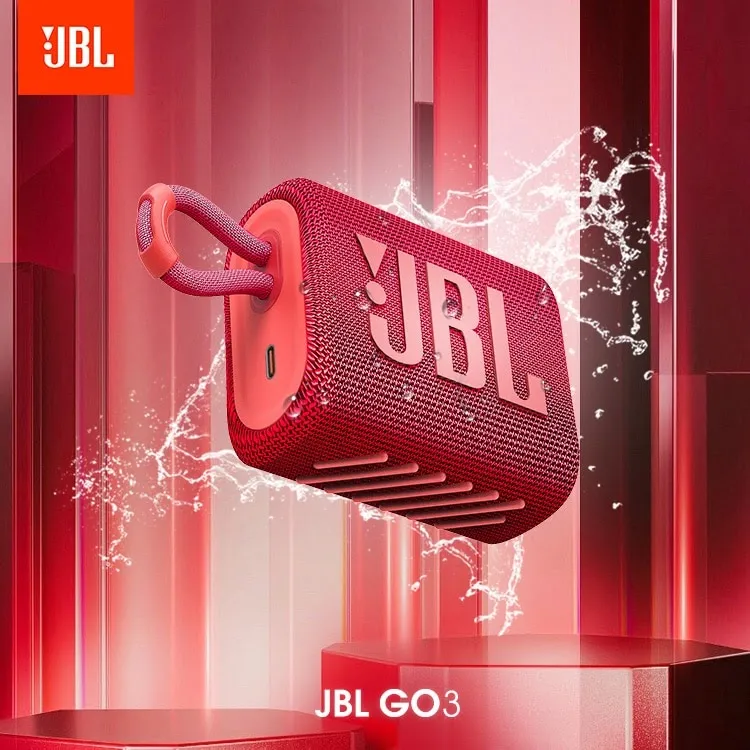 Boxă portabilă JBL GO 3, Roșu