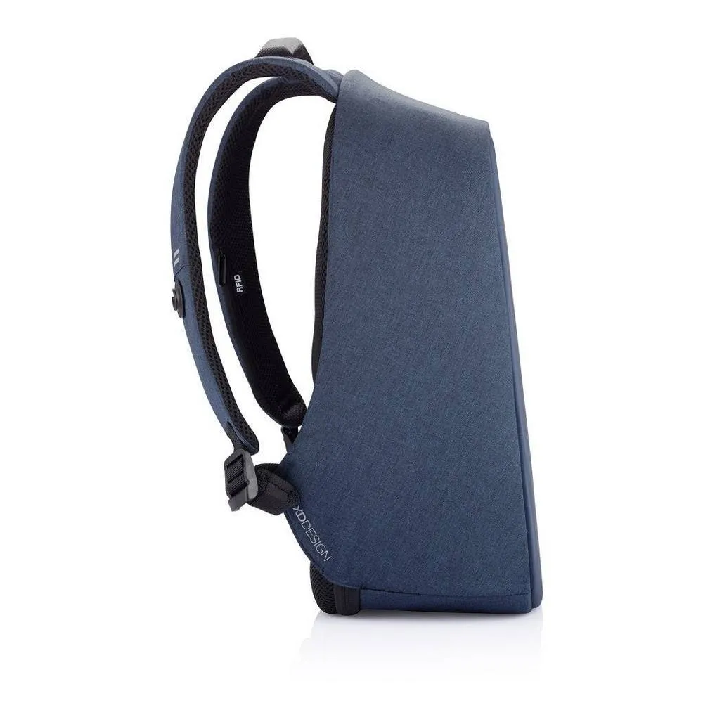Rucsac pentru Laptop Bobby PRO, 15.6", Piele artificială, Albastru închis