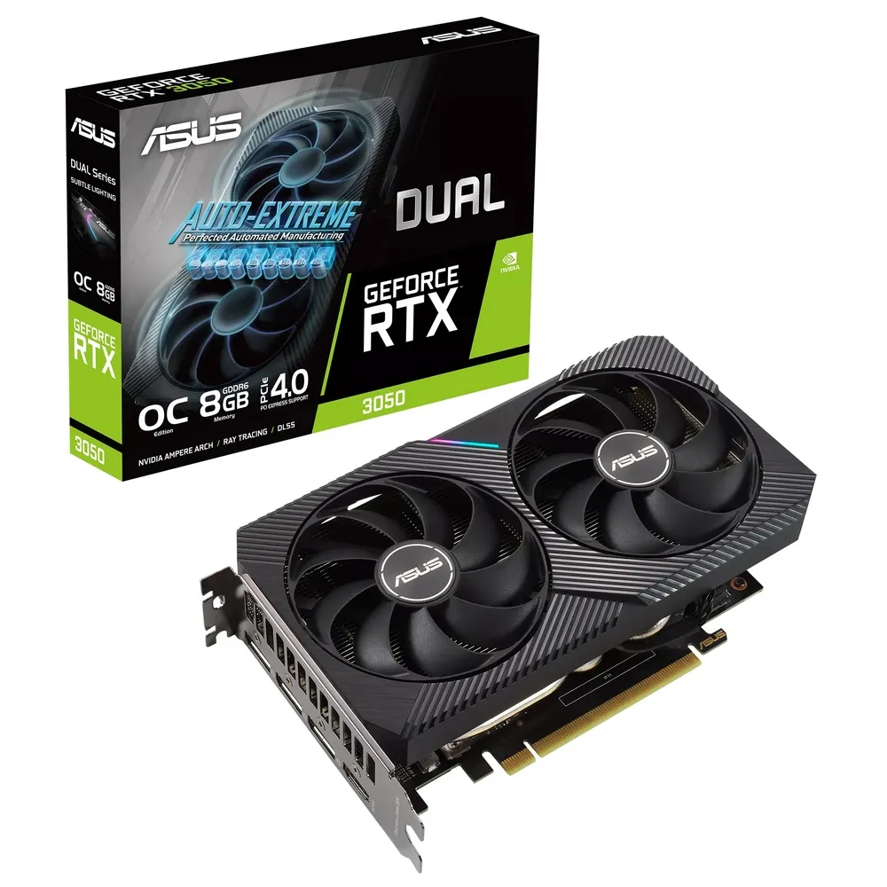 Placă Video ASUS DUAL-RTX3050-O8G,  8GB GDDR6 128bit