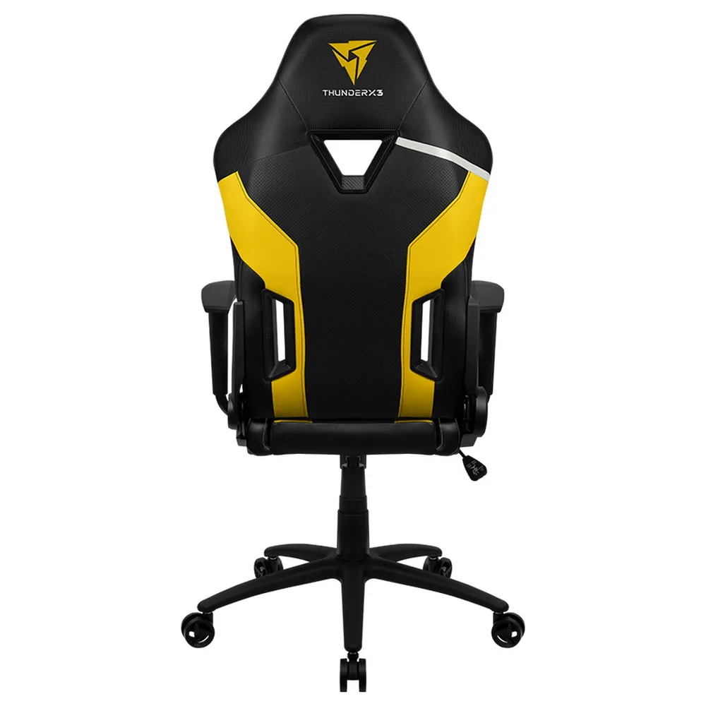 Scaun Gaming ThunderX3 TC3, PU Piele, Negru/Galben