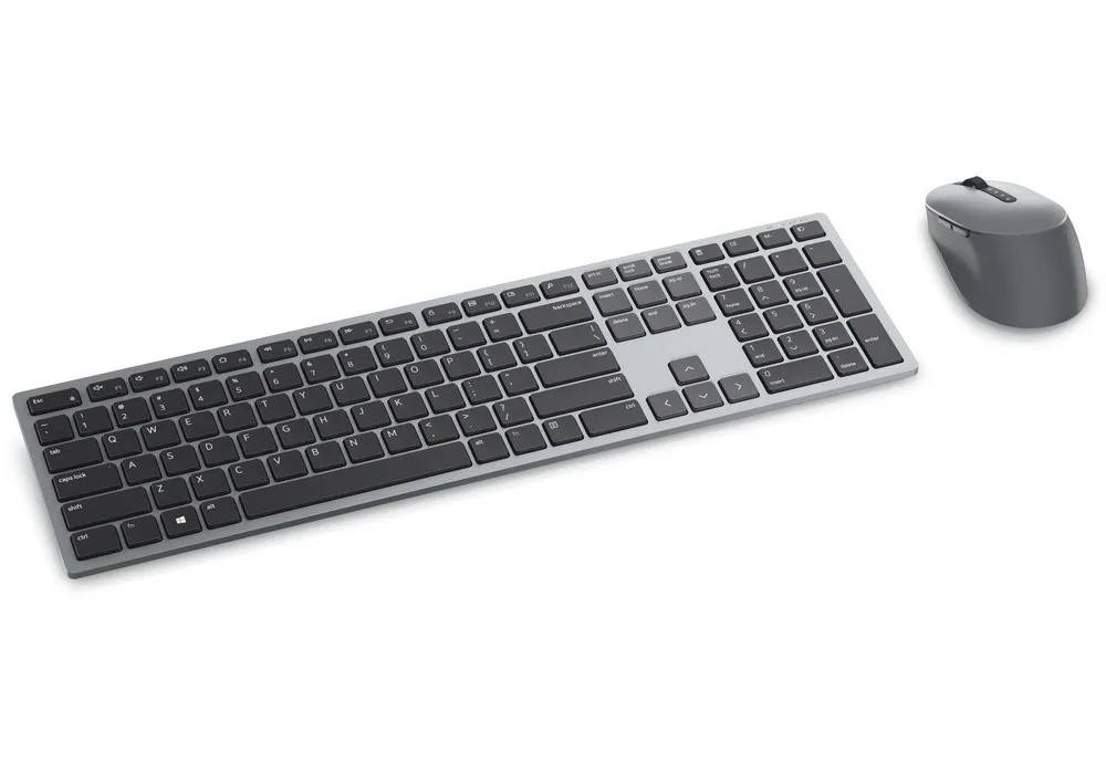 Set Tastatură + Mouse DELL KM7321W, Fără fir, Gri