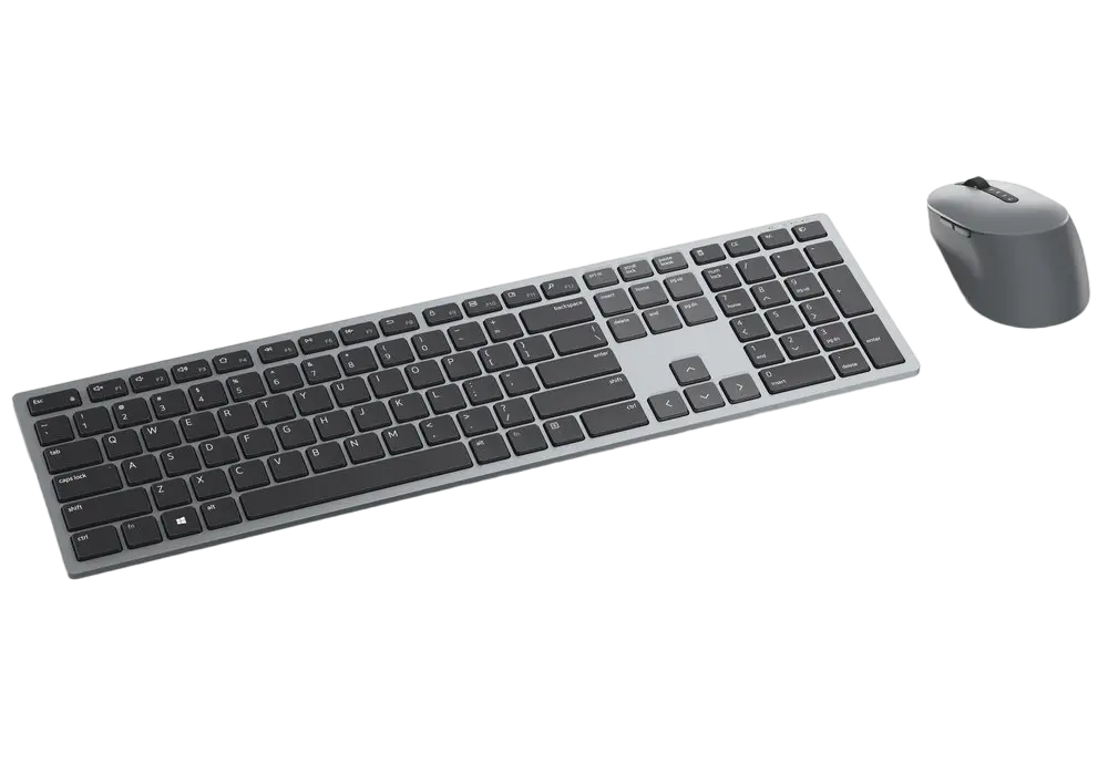 Set Tastatură + Mouse DELL KM7321W, Fără fir, Gri