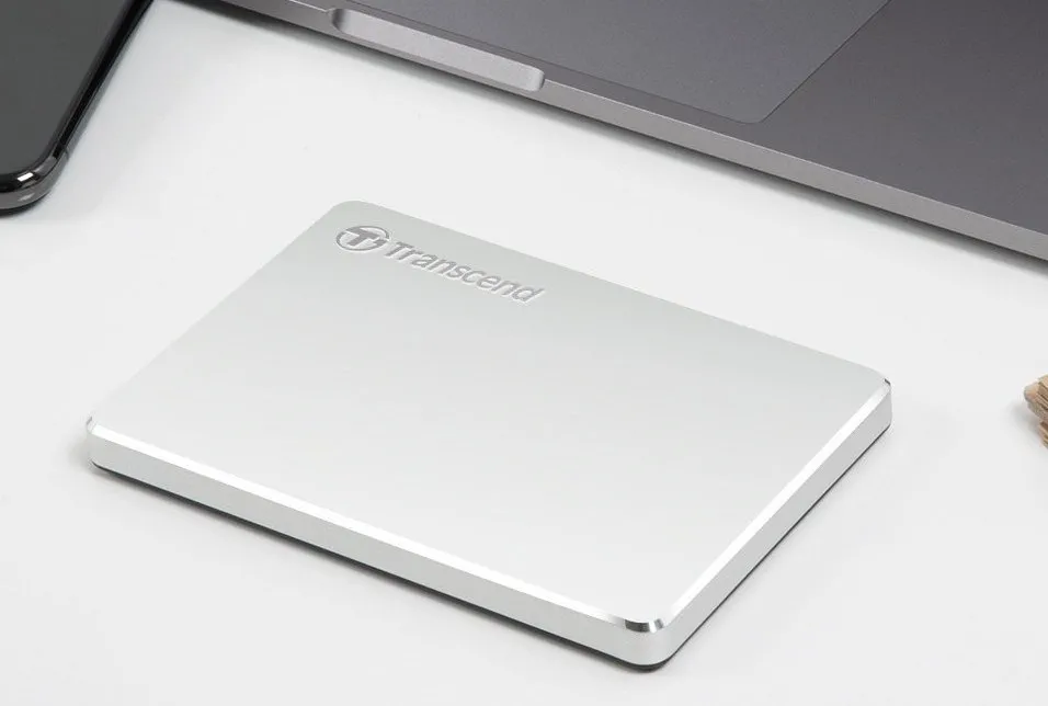 HDD portabil extern Transcend StoreJet 25C3S,  2 TB, Argintiu (TS2TSJ25C3S)