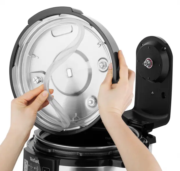 Aparat de gătit multifuncțional sub presiune Tefal CY621D34, Argintiu