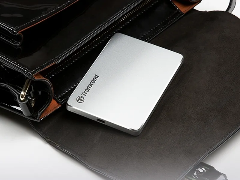 HDD portabil extern Transcend StoreJet 25C3S,  2 TB, Argintiu (TS2TSJ25C3S)