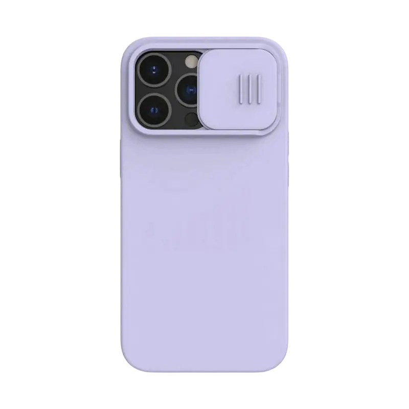 Husă Nillkin iPhone 13 Pro, CamShield Silky Silicone, Misty Purple