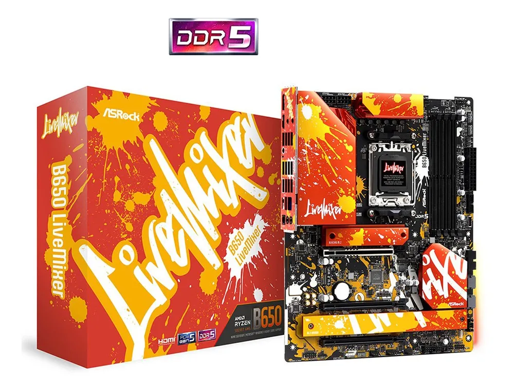 Placă de bază ASRock B650 LIVEMIXER, AM5, AMD B650, ATX