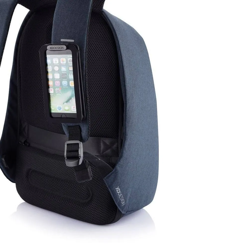 Rucsac pentru Laptop Bobby PRO, 15.6", Piele artificială, Albastru închis